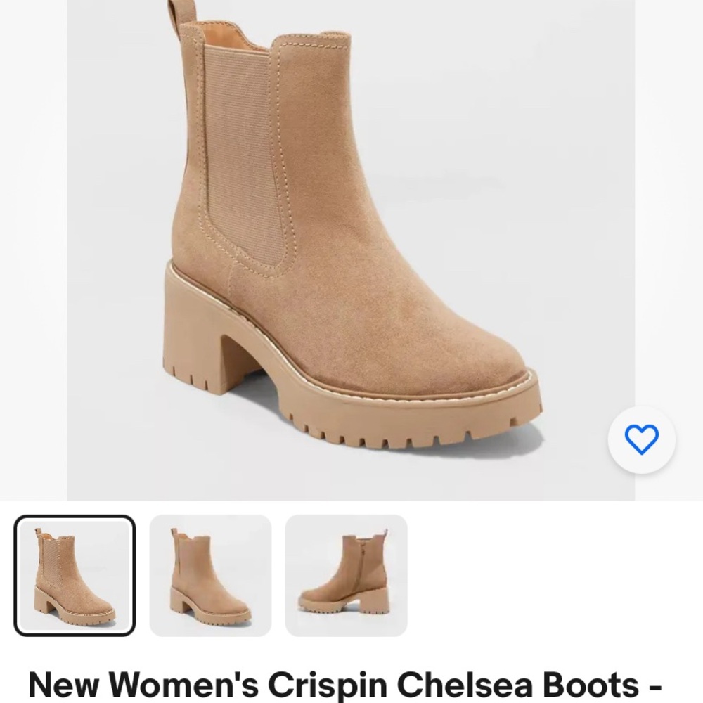 NWT Universal Thread Chelsea Boots 8